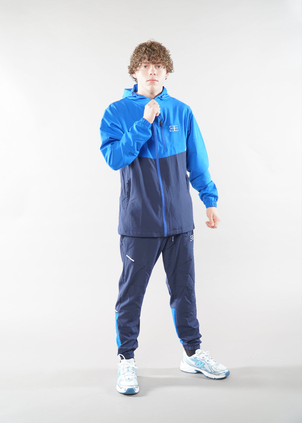 Navy Royal Blue Joggers Tracksuit Elegante London Mens Activewear