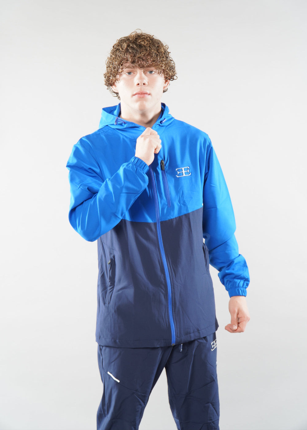 Navy Royal Blue Tracksuit Elegante London Mens Activewear