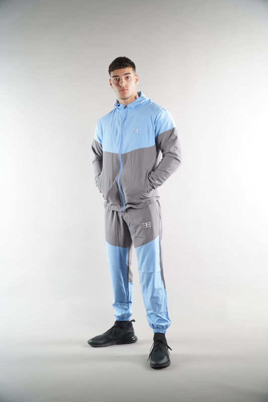 Men's Elegante Sky Blue Tracksuit joggers, mens sports tracksuit sets, activewear, gym wear, sportswear clothing, joggers