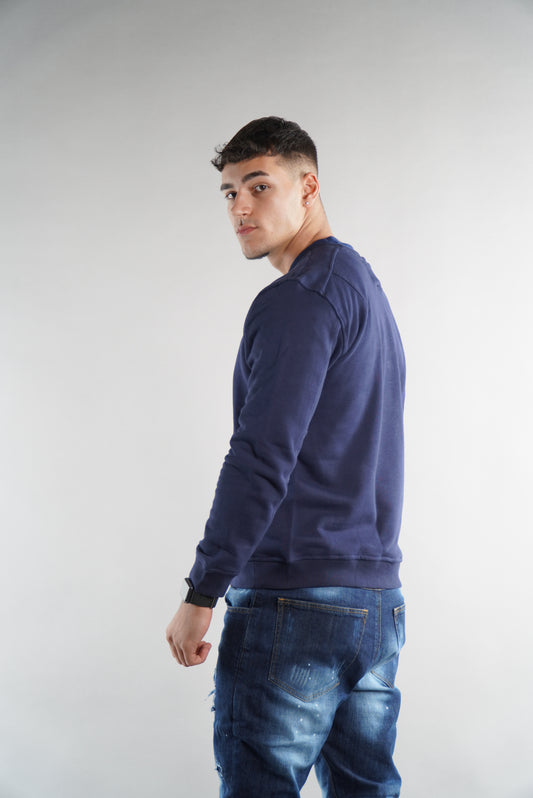Mens navy jumpers, designer sweatshirts, mens clothing
