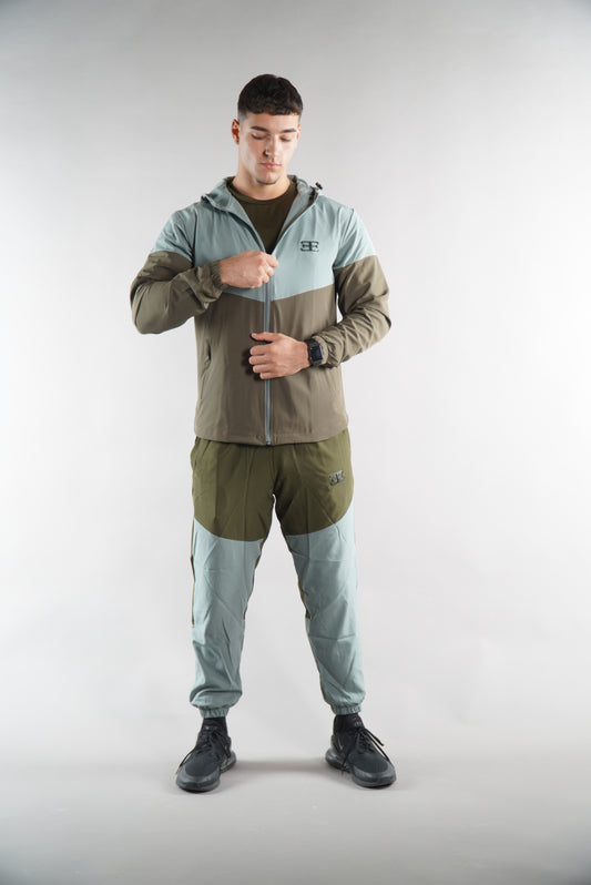 Men's Olive Green Sports Jacket Streetwear for men, sports clothing for men, waterproof jacket, tracksuit, zip up jacket, wind breaker
