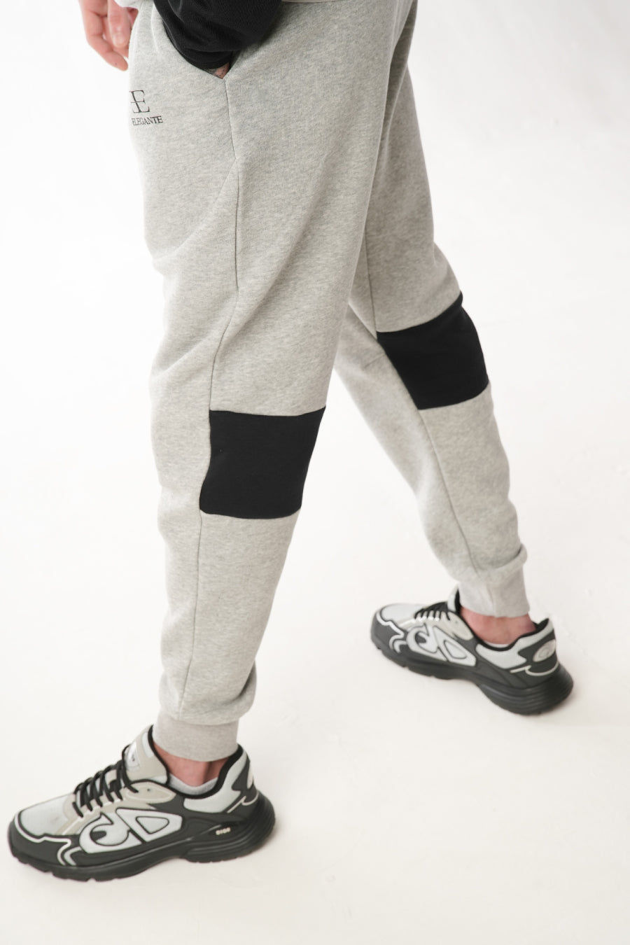 Arctico Black Hazel Grey Tracksuit Joggers