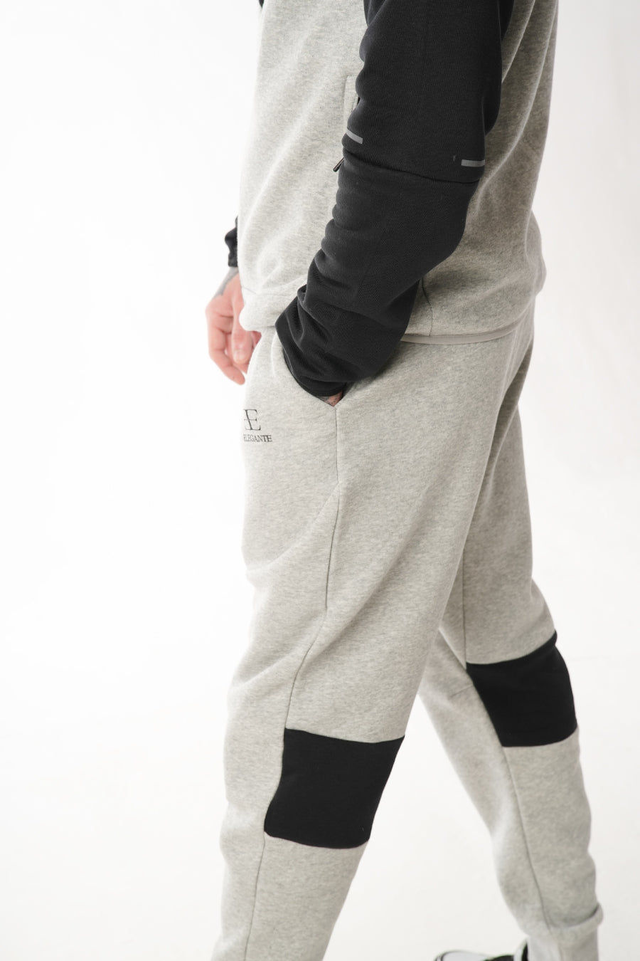 Arctico Black Hazel Grey Tracksuit Joggers