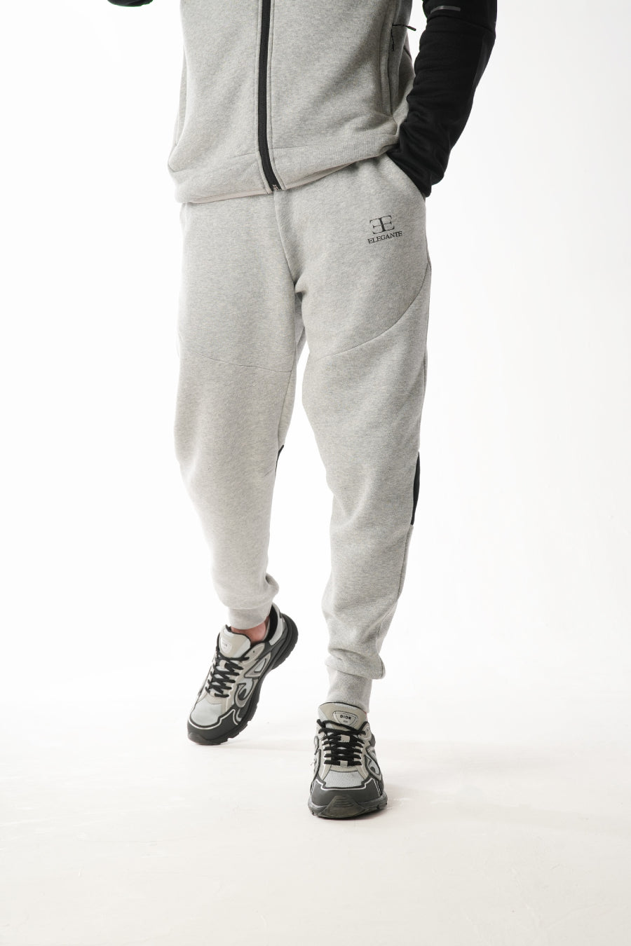 Arctico Black Hazel Grey Tracksuit Joggers