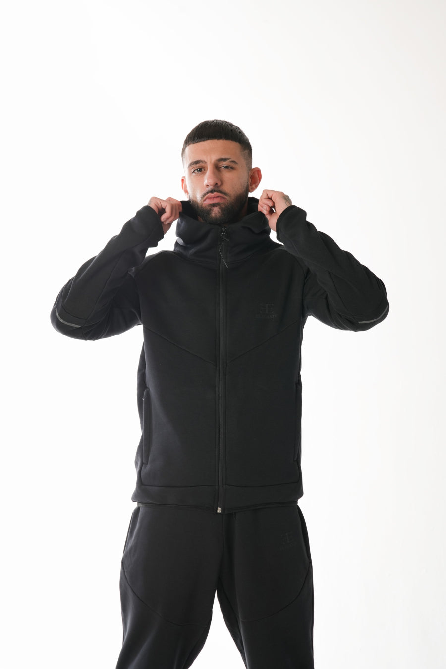Arctico Black Tracksuit Hoodie