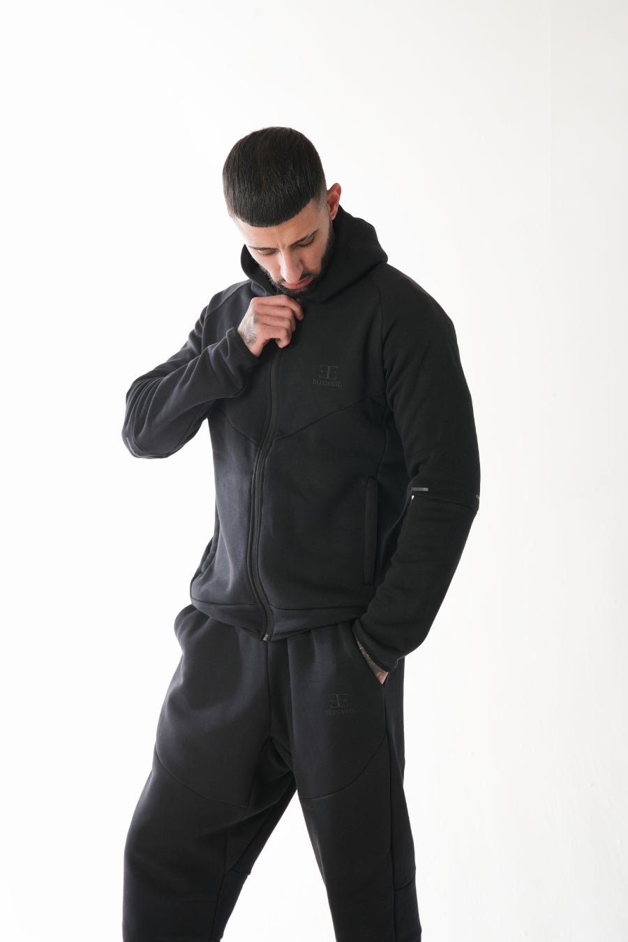 Arctico Black Tracksuit Joggers