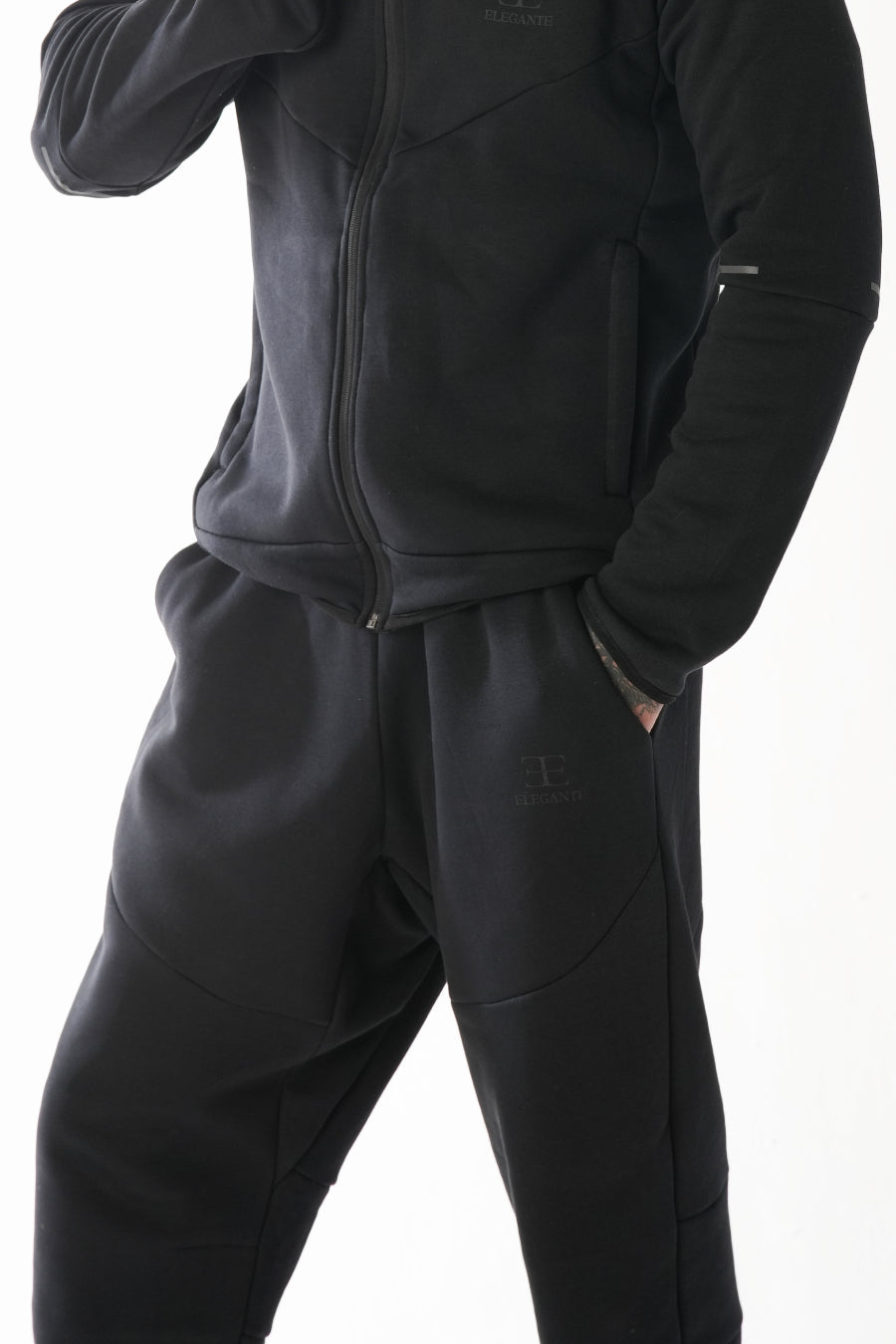 Arctico Black Tracksuit Joggers