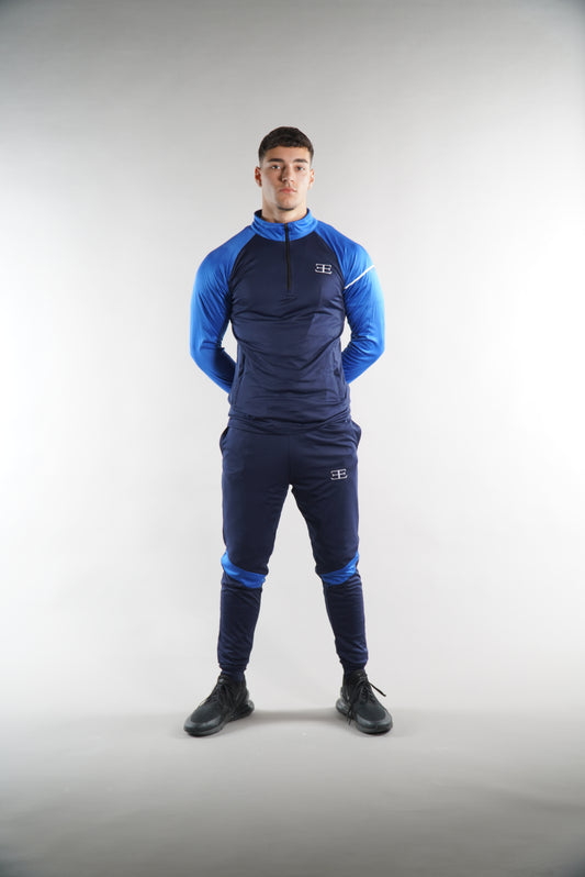 Stryda Navy Royal Blue Joggers