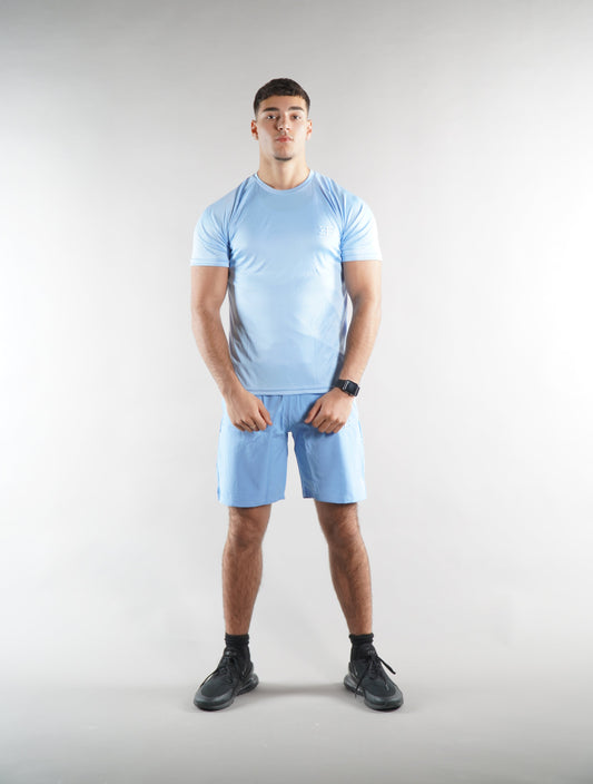 Loreno Sky Blue Shorts