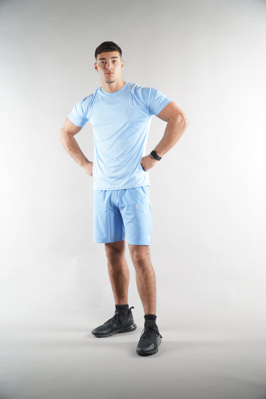 Loreno Sky Blue Shorts
