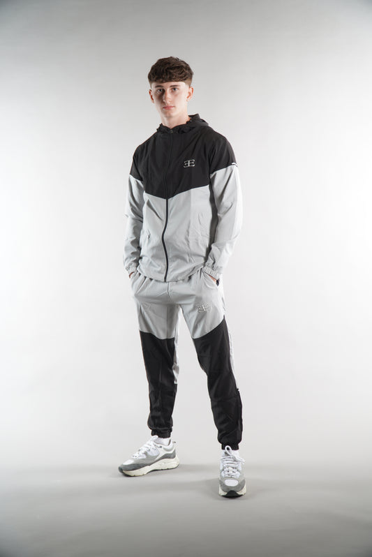 Verdano Black Silver Grey Joggers