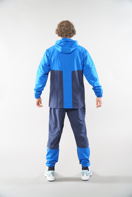 Navy Royal Blue Joggers and Tracksuit jacket Elegante London Mens Activewear
