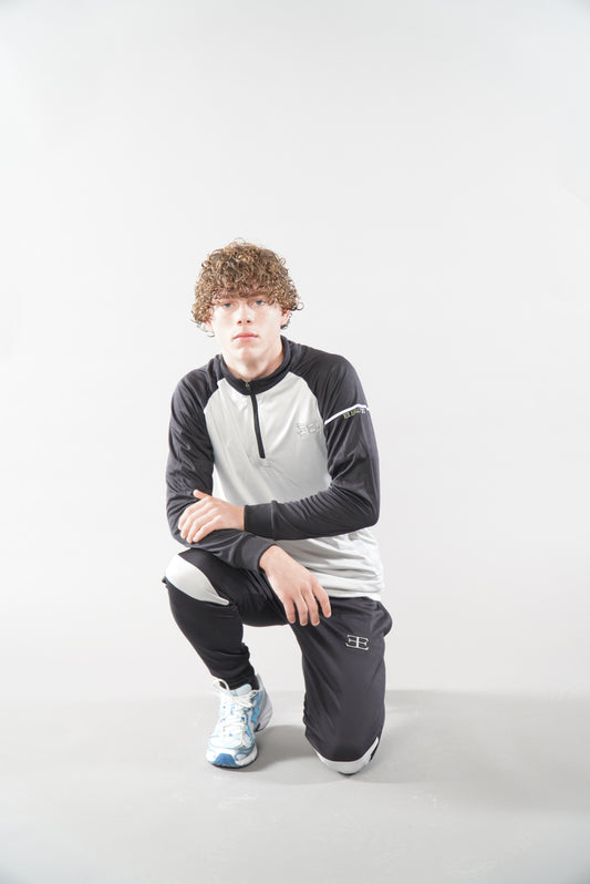 Stryda Black Grey Joggers