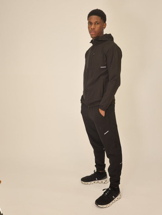 Mens black tracksuit set