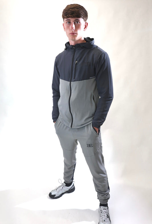 Loreno Charcoal Light Grey Hoodie