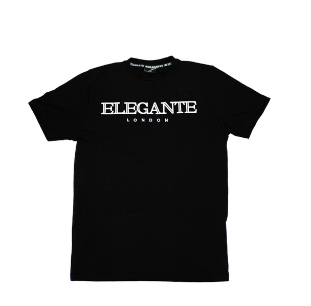 Men's Elegante Black T-Shirt