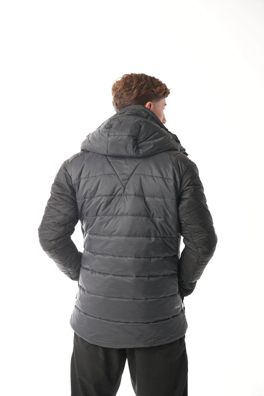 Alpico Black Steel Grey Puffer Jacket