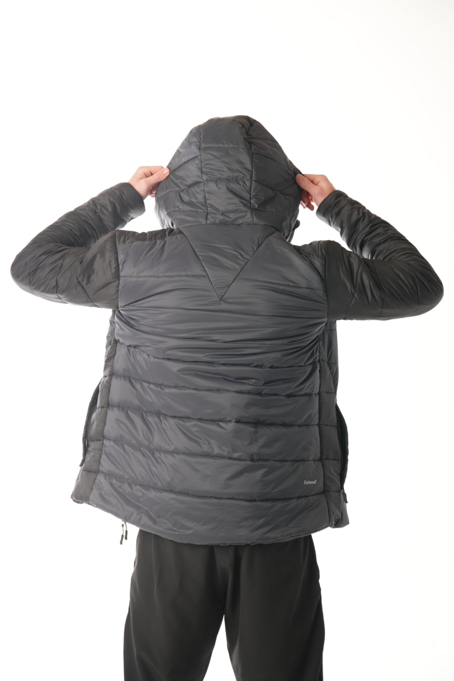 Alpico Black Steel Grey Puffer Jacket