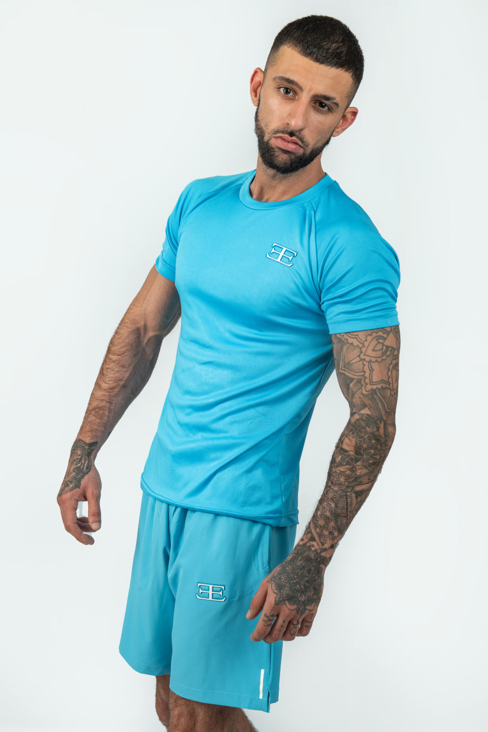 Loreno Turquoise Shorts
