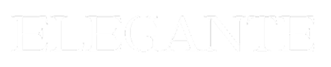 elegante white logo